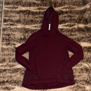 Lululemon Athletica Maroon Hoodie Sweatshirt